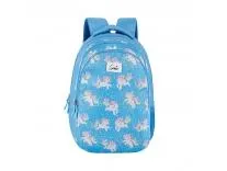 Genie Unicorn School Bag For Girls, 17 Inch Blue, 3 Compartments Water Resistant 27 Litres Rs.529 @ Amazon