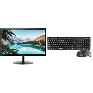 [HDFC CC + Cashback ] ZEBRONICS Zeb-V19Hd 18.5 Inch (46.99 Cm) Led Monitor with Supporting Hdmi, Vga Input, Hd 1366 X 768