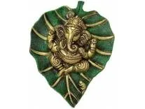 Lata Metal Decorative Patta Ganesh Showpiece Wall Hanging- Green, Standard Rs.168 @ Amazon