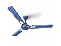 LONGWAY Kiger P1 1200 mm/48 inch Ultra High Speed 3 Blade Anti-Dust Decorative Star Rated Ceiling Fan 2 Years Warranty (Silver Blue, Pack of 1)