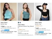 [Apply Coupon ] Tokyo Talkies Women's Clothing upto 87% off starting From Rs.103 @ amazon