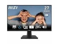 MSI PRO MP275Q 27 Inch 2K WQHD Office Monitor - 2560 x 1440 IPS Panel, 100 Hz, Eye-Friendly Screen, Built-in Speakers, Tilt-Adjustable - HDMI 2.0b, DP (1.2a)