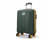 Safari Cabin Polycarbonate Spinner Thorium Neo 8 Wheels 55Cm Size Trolley Bag, Hard Case, 360º Wheeling Carry-On Luggage for Men & Women, Travel Bag, Suitcase for Travel, Dusk Green