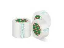 AIPL Heavy Duty Gold Category Clear Packing Tape, Packaging Tape Refill Rolls, 4 Rolls 72MMX100MTR for Sealing, Moving, Shipping, Office&Storage