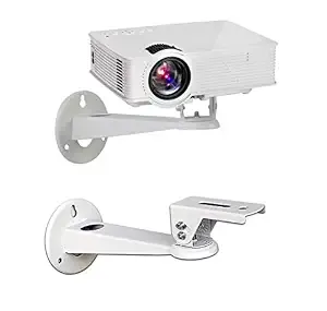 Mini Projector Wall Mount, Drsn Angle Adjustable Projector Mount with 360 Degree Rotation White Length 7.87 in for Projectors CCTV DVR Cameras Rs.515 @ Amazon