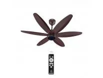 [Coupon + HDFC CC ] ACTIVA JETTA 1200mm BLDC Ceiling Fan with Remote | 28W BEE 5 Star Energy Saving Fan | 6 Wooden Finish Blades, 7 LED Lights | Noiseless | Rusty Brown | 5 Year Warranty