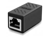 FEDUS Pack -1, RJ45 Coupler Ethernet Coupler Cat7, Cat6 Cat5e RJ45 8P8C Inline lan Coupler Ethernet Extender Adapter Adsl Extension Jointer Extending the Ethernet Cables Female to Female Connector