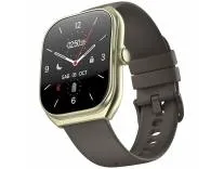 Noise Icon Arc 2.01" Immersive Curved Display Smartwatch, 10-Day Battery, 1ATM Water Resistant, Functional Crown, 100+ Sports Modes, Health Suite™, Voice Assistant, Built-in Games (Nickel Brown)