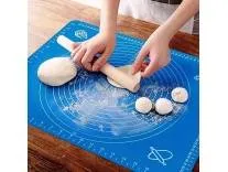 HOME SKILL® Silicon Roti Mat Baking Mat Chapati Atta Kneading Mat Non-Stick Fondant Rolling Mat Stretchable for Kitchen Roti Chapati Cake Blue Color(50 * 40 cm) Rs.189 @ Amazon