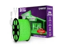 Gesto 3 Meter Rope LED Strip Lights | 120 LED/Mtr Waterproof Outdoor Lights for Balcony, Home Decor, Cove Light for False Ceiling | Flexible, Cuttable Strip Light for Diwali Decoration - Green Rs.199 @ Amazon