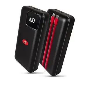 Eveready Ultima Power Bank PB11 with Built-in-Cables 20,000 mAh, 22.5W Fast Charging, Multiple Ports & Universal Compatibility, TypeC Input & Output, Digital Battery Indicator, Overcharging Protection Rs.999 @ Amazon