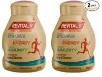 Revital H Multivitamin For Men (30 Capsules) With Natural Ginseng, Zinc, 10 Vitamins & 8 Minerals For Daily Energy, Stamina & Immunity, 1 count (Pack of 2)