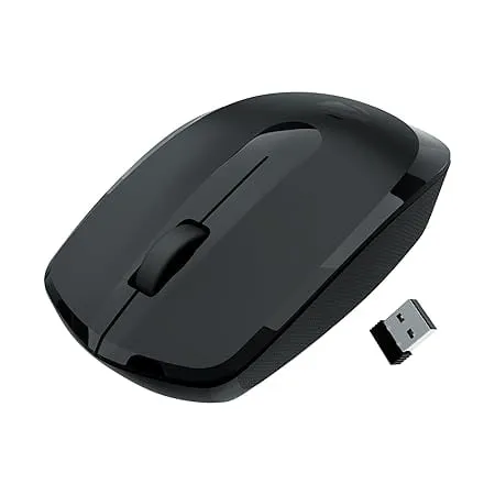ZEBRONICS Wireless Mouse, 2.4GHz, 3200 DPI, 3 Buttons, Comfortable & Ergonomic, USB Nano Receiver, Power-Saving Mode, Works on Most Surfaces, for Mac | Laptop | Computer (Freego, Black) Rs.199 @ Amazon