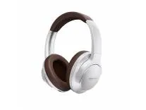 Amazon Basics Pro Series Wireless Noise Cancelling ANC Over Ear Headphone | Bluetooth Headset | USB Charging | 10 m Paring Distance | 74 Hours Battery Life | 40 mm Drivers | IPX4 Rated (Silver)