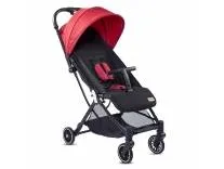 [Coupon + HDFC NC EMI ] LuvLap Urbane Baby Stroller/Pram for Baby with 5 Point Safety Harness, Easy Fold, Air TravelFriendly Compact Design, Multi-Level seat Recline, Lightweight Stroller, 6 Months to 3 Years(Red &Black)