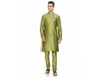 Amazon Brand - Symbol mens Festive Long Kurta & Pyjama Set (2pcs)