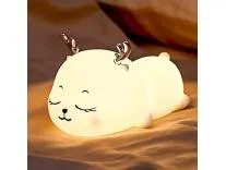 One94Store Cute Cat Touch Silicone Night Lamp – 7-Color LED Light, USB Rechargeable Multicolor Night Light for Kids Bedroom, Romantic Decor, Valentine Day Gift, Love Gift for Her, Couple Gift Rs.377 @ Amazon