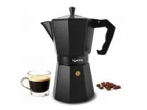 Lifelong 2-in-1 Moka Pot 300ml Coffee Maker | 6 Cup Stovetop & Induction Espresso Maker | Coffee Maker for Home | South Indian Kaapi Maker | For Ground Coffee | Cool Touch Handle (LLCMM01)