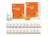 Nuvit D3 Granules 60,000 IU – Cholecalciferol Sachets – Orange Flavour – 10 Sachets (10 x 1 g)– Pack of 2 Rs.284 @ Amazon