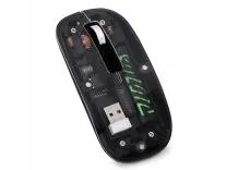 STRIFF NEO-BLA Transparent Wireless and Bluetooth Rechargeable Mouse (BT5.2 + 2.5G-1600-DPI), USB Receiver,LED Battery Magic Silm for Noise-Free Clicking, Multi-Device Pair, Adjust Sensitivity Rs.352 @ Amazon