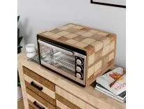 Kuber Industries Oven Top Cover | Non-Woven Microwave Oven Top Cover with 4 Utility Pockets | Oven Cover for Kitchen Décor | Chatai Oven Top Cover | Brown Rs.115 @ Amazon