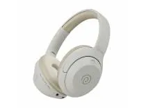 pTron Studio Classic w/ 75Hrs Playtime, Wireless Over Ear Headphones w/HD Mic, Dual Device Pairing, TruTalk AI-ENC Calls, Low-Latency Game & Music, Deep Bass, BT5.4 & Type-C Charging (Beige)