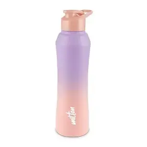 MILTON Comet 1000 ISI Certified Stainless Steel Water Bottle I Leak Proof I Rust proof I Single Walled I Ideal for Office, School, Home, Gym, 1000 ml, Purple & Pink