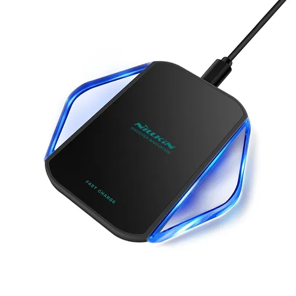 nillkin Magic Cube Wireless Charger (Fast Charge Edition) Charging pad 5v / 2a & 9v / 1.7a Support- Black Rs.450 @ Amazon