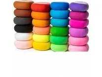(Mini qnty: 2) Eclet (Pack of 12) Air Dry Clay, Colorful Children Soft Clay, Creative Art Crafts, Gifts for Kids-Multi Color. Non-Toxic Modeling Magic Fluffy Foam Bouncing Clay Putty Kit for Kids with Tools .123 Rs.82 @ Amazon