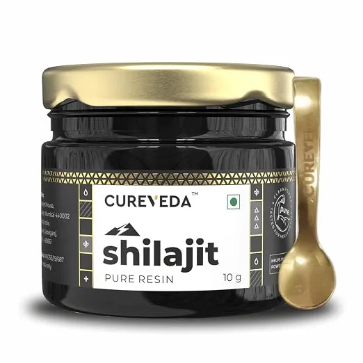 [Apply ₹300 Coupon] Cureveda Himalayan Shilajit For Men Resin 10 gm