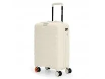 Nasher Miles Vienna Hard-Sided Polypropylene Cabin Luggage 20 inch | 55cm | 8 Wheels Double Spinner Small Trolley Bag for Travel | Suitcase (Cream White) Rs.2199 @ Amazon