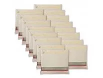 Cotton Saree Bags for Storage - Set of 5 Large (16x14 Inch) with Zip Closure & Transparent Window | Wardrobe Organizer Covers for Clothes, Sarees & Dresses - Beige Rs.299 @ Amazon