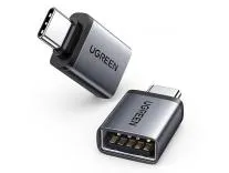 UGREEN USB C to USB Adapter 10Gbps, 2 Pack Type A Female to Type C Male Adaptor Aluminum OTG Cable Compatible with iPhone 17/16 Pro Max MacBook Air iPad Galaxy S24, Thunderbolt 4/3 Devices Dark Gray Rs.576 @ Amazon