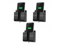 Prolet Wall Mounted Mobile Holder & Storage Case for Remote with Charging Port, Adjustable Viewing Angle, Multi-Purpose Wall Stand for Phones, Tablets & Electronics – Black(Pack of 3) Rs.146 @ Amazon
