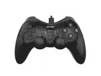 Ant Esports GP130 Wired Gamepad for PC, PS3, Android TV, Laptop – Dual Vibration USB Controller with Turbo Mode, 14 Buttons, Plug & Play, Ergonomic Design, Compatible with Windows & Steam_ Black