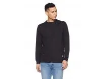 Amazon Brand - Symbol Men's Cotton Round Neck Winter Sweatshirt | Fleece Lined