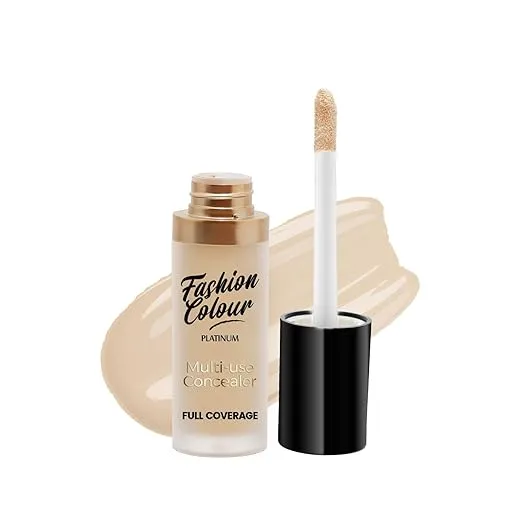 Fashion Colour Platinum Multi-Use Concealer Full Coverage | Liquid HD Concealer | Easily Blendable Concealer For Face Makeup-15ML (Beige) Rs.189 @ Amazon