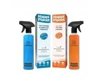 Happi Planet | Limescale Remover & Kitchen Cleaner Combo | India’s 1st Foaming Solution for Reduced Scrubbing | Suitable for Stove, Chimney, Exhaust Fan & Bathroom Fixtures, Tiles, Mirrors | 500ml x 2