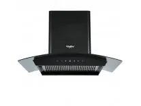 [ICICI CC] Whirlpool 90 cm 1250 m3/hr Filterless Auto Clean Chimney - CGFL PRO 902 HAC, Touch + Motion Sensor Control (Black), Standard
