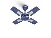 LONGWAY Creta P1 600 mm/24 inch Ultra High Speed 4 Blade Anti-Dust Decorative Star Rated Ceiling Fan 2 Years Warranty (Silver Blue, Pack of 1)