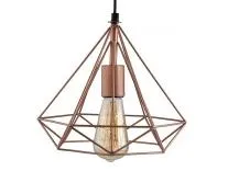 Homesake Pendant Light Diamond Cage Copper Edison Filament Hanging Ceiling Lights, for Living Room | E27 Holder, LED Filament Bulb,40Watts Rs.467 @ Amazon