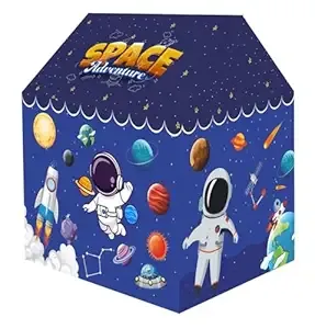 Gurukrupa International Colorfull and Light Weight Kids Play Tent House for 3 to 10 Years Old Kids Girls and Boys (01-Space)