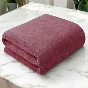 Microfiber Towels for Bath Large Size |Towel Set of 1 | 400 GSM | 70 x 140 cm | Pink|Bath Towels for Men, Women & Kids | Gym Towel|Bath Towel for Everyday Use