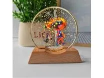 One94Store 3D Acrylic LED Night Light – Warm White & Dream Girl Design with Durable Plastic Base, Decorative Table Lamp for Bedroom, Living Room, Kids Room, Study & Home Décor Gifting