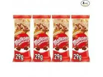 Maltesers Reindeer Gingerbread Flavour Chocolate (4x29g) By Cougar | Eid Day Special Festive Chocolate Bar | Creamy Milk Chocolate with Gingerbread Crunch | Perfect Stocking Stuffer & Gift Treat - (Imported-UK)