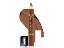 [Apply 6% Coupon] FASHION COLOUR Ultra Matte Lip Crayons With Free Sharpener | Smudge Proof And Waterproof | For Hydration And Moisturization | Long Lasting Lipwear with Matte Finish, Cruelty-free and Paraben-free - 2.5 gm(Dune)