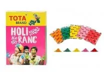 TOTA Holi Ke Rang – 5 Shades of Gulal Holi Colours | Red Orange Green Yellow Pink | 100% NonToxic Herbal Holi Color Gift Box – 375 Gm Rs.217 @ Amazon