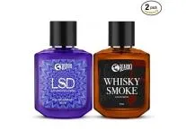 Beardo Dual Intensity- LSD & Whisky Smoke Perfume for Men (50ml x 2) | Long Lasting Fragrance | Long Lasting Perfume for Men | Gift for Men | Gift for Friend