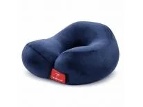[Apply 3% Coupon] Trajectory® Travel Neck Pillow for Travelling and Sleeping in Airplane Flight, Cab, Car, Train, Bus for Men and Women Blue (As seen on Shark Tank)