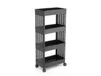 Dillard's Plastic Multipurpose 4-Tier Floor Mount Corner Shelf Kitchen Organizer Rack/Storage Shelf/Dish Rack/Storage Rack For Kitchen Rs.426 @ Amazon